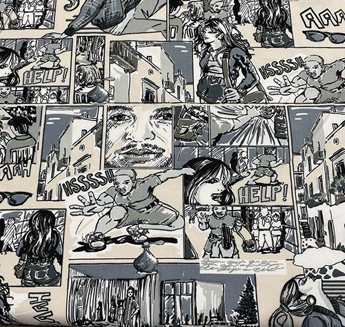 3037-02 Cómic Negro