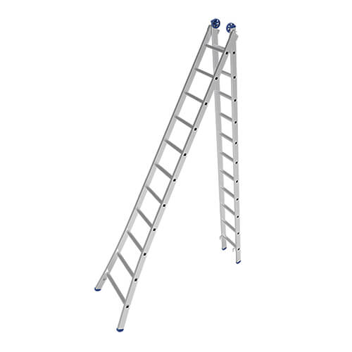 Escaleras Extensibles 2x11 Aluminio Mor