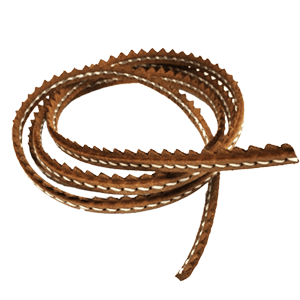 Viras Recuperada Dentada Cosida Natural Dama