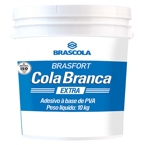 Cola Blanca Multiuso PVA 10Lt. Brasfort