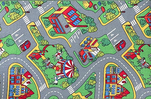 Alfombra Infantil O-Rally 1.00x1.50Mt