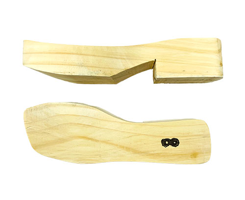Zuecos De Madera Cuadrado Alto