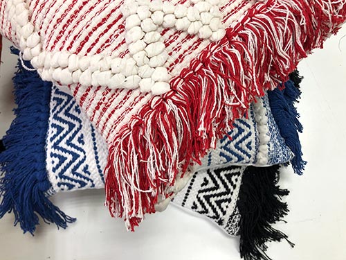 Almohadones Bombay 40x40cm.