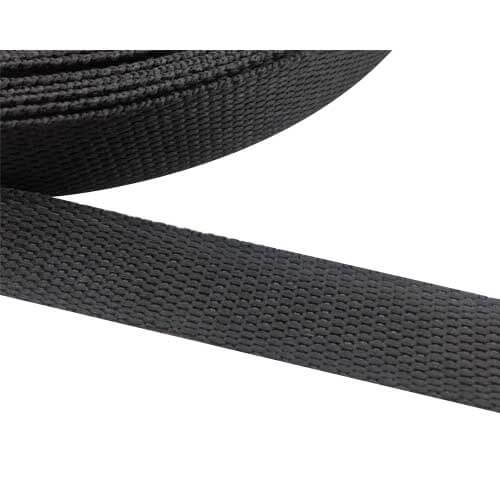 Cinta Poliéster Negro 25mm