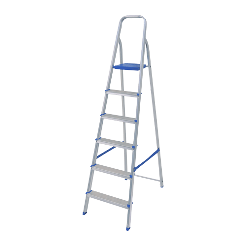 Escaleras De 6 Escalones Aluminio Mor