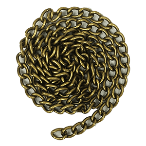 Cadena x Mt  2.5mm Grumet Derecha Gruesa