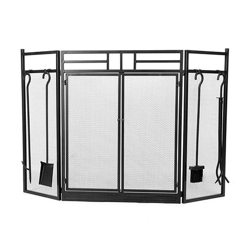 Chispero Con Accesorios Estufa a Leña 122x80cm.