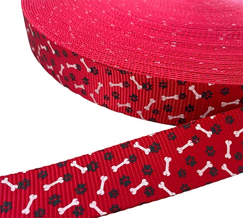 Correa De Perro Estampada Ancho 3.5cm