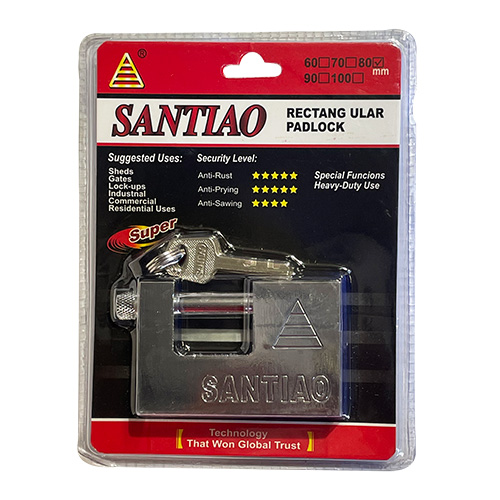 Candado Antipalanca 80mm Santiao