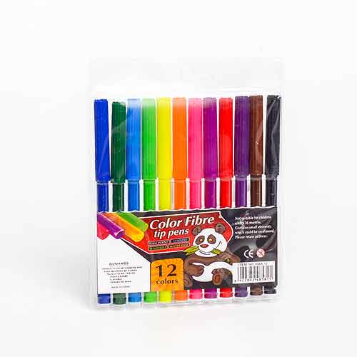 Marcadores Finos 12 Unidades