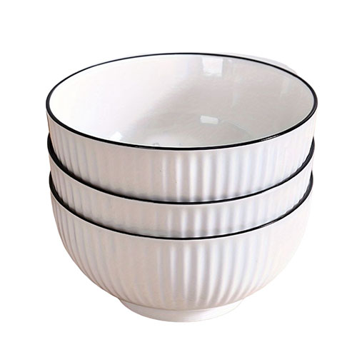 Bowl De Cerámica 13cm Rayado STB-5