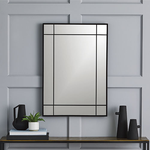 Espejos 76x53cm Rectangular Marco Metálico