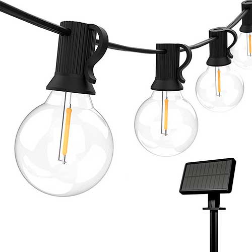 Guirnalda De Luces Decorativas Led Solar 25ud 7mt