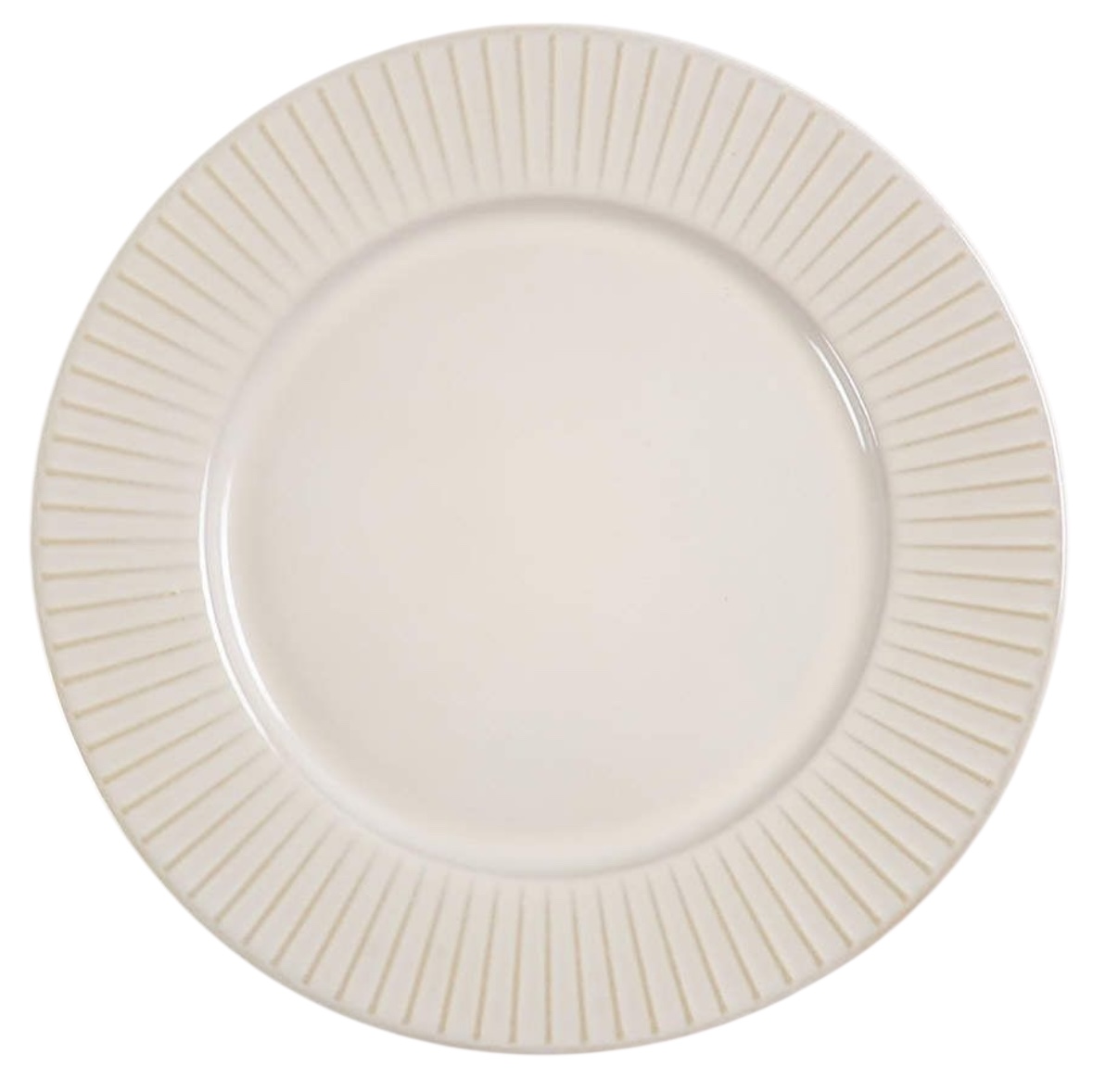 Plato Llano De Cerámica 27cm Rayado SW-10.5