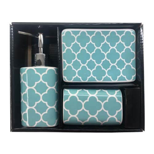 Set De Accesorios Para Baño 3 Piezas Acqua B4218