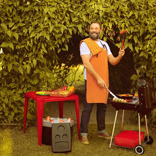 Mesas De Plástico Bela Vista Color Mor