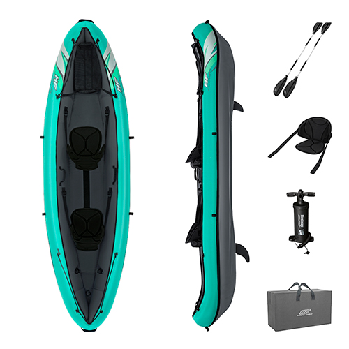 Kayak Inflable Ventura 2P Con Remos Bestway 65052