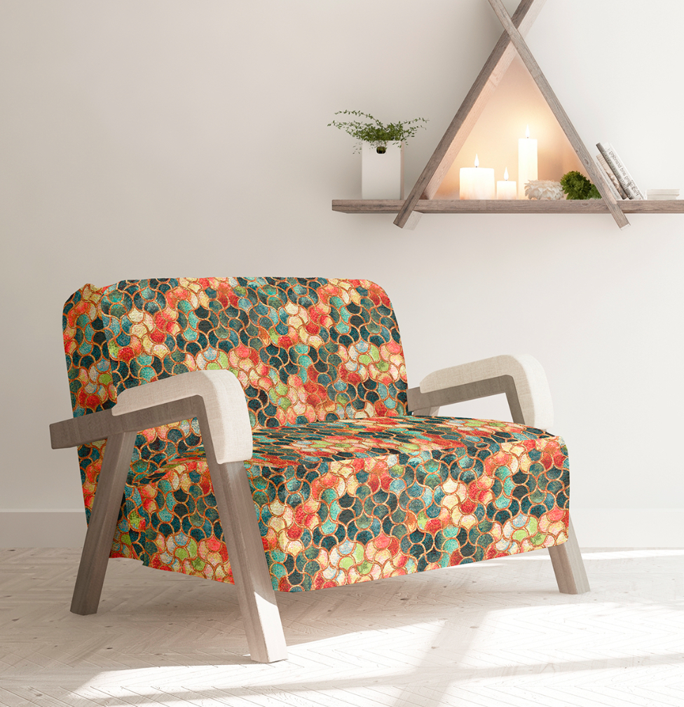 Gobelino Estampado Cuarzo Risto II Ancho 1.40