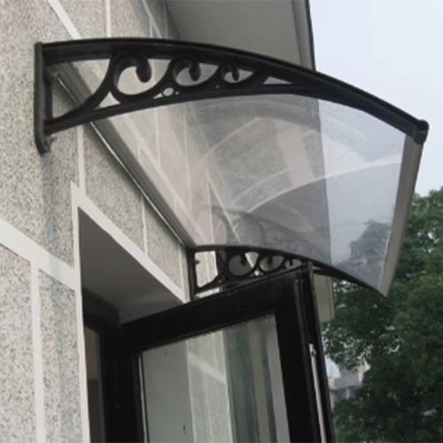 Alero Policarbonato 100x60 Negro