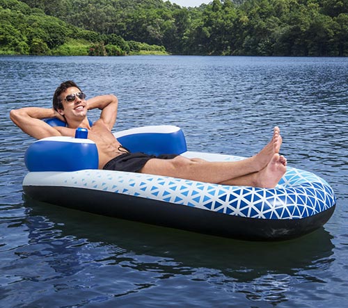 Colchoneta Indigo Con Respaldo +12 Bestway 43533