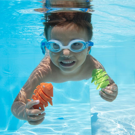 Set Peces Buceo +3 Bestway Squiggle Wiggle