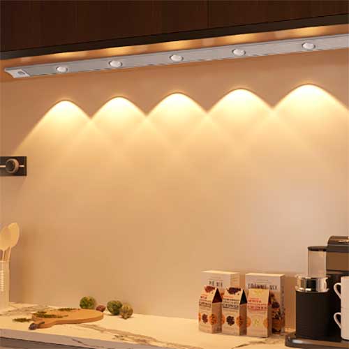 Barra Con Sensor Luminosa Led Recargable 5 Luces