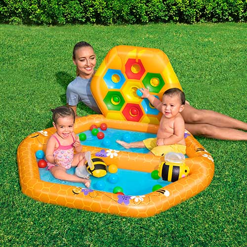 Piscina Infantil Abejas Con Pelotas +1 Bestway
