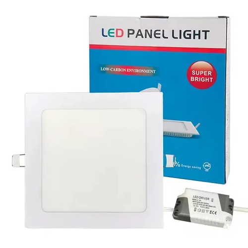 Plafón Cuadrado Sin Marco 6W 4000K Luz Media