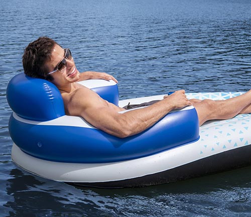 Colchoneta Indigo Con Respaldo +12 Bestway 43533