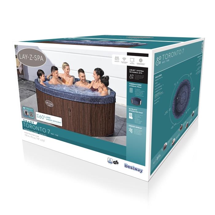 Lay-Z-Spa 6001W Toronto Bestway 7P 1300lt 190x70