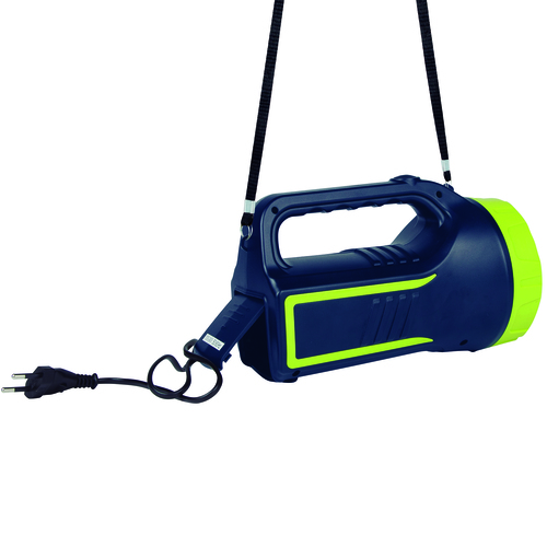 Linterna LED Recargable 4V 12x22x14cm Mor 9184