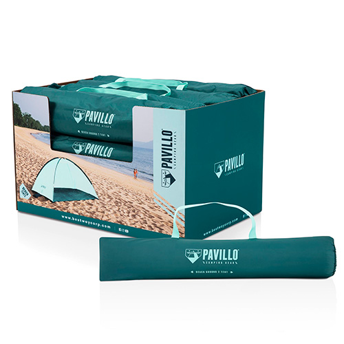 Carpa De Playa Cortavientos 2 Personas Bestway