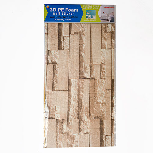 Placas 3D 70x77 De Pared Autoadhesivas Piedra