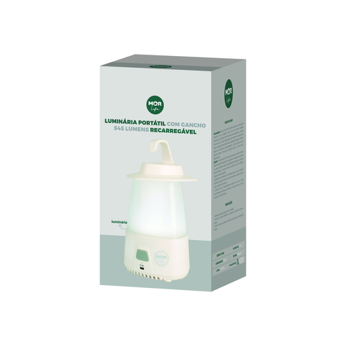 Linterna LED Recargable 11x10,5x19,5 Mor 9196