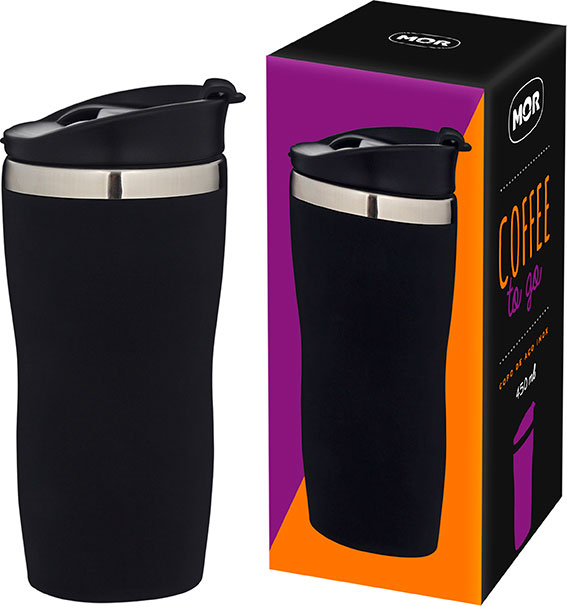Vasos Térmicos De Acero 450Ml. Mor