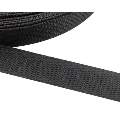 Cinta Poliéster Negro 40mm