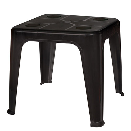 Mesa Auxiliar Porta Vasos Mor 15151352 Negro 51x51