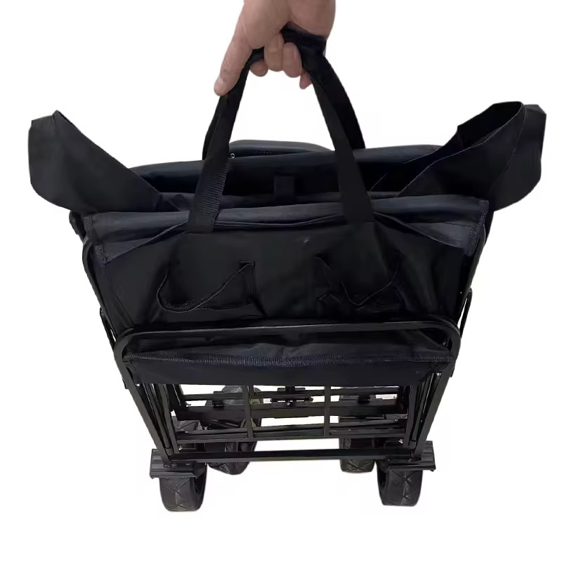Carro Plegable Multiuso Negro 72x48x47