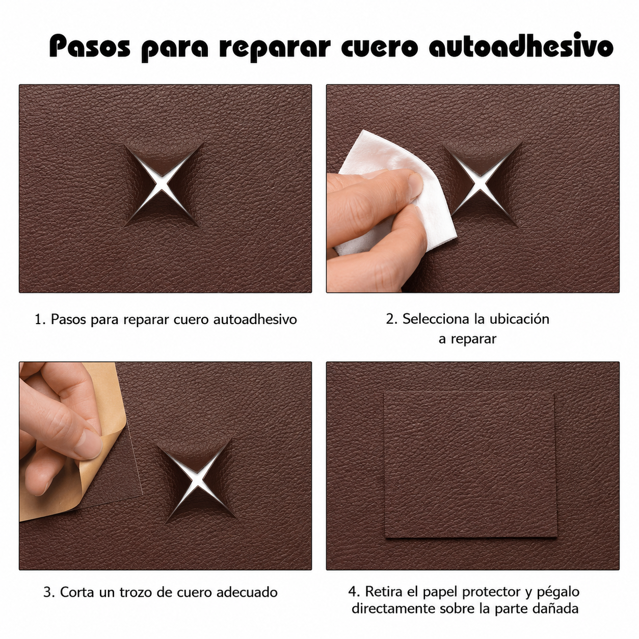 Ecocuero Adhesivo Coffee Rollo 50x137