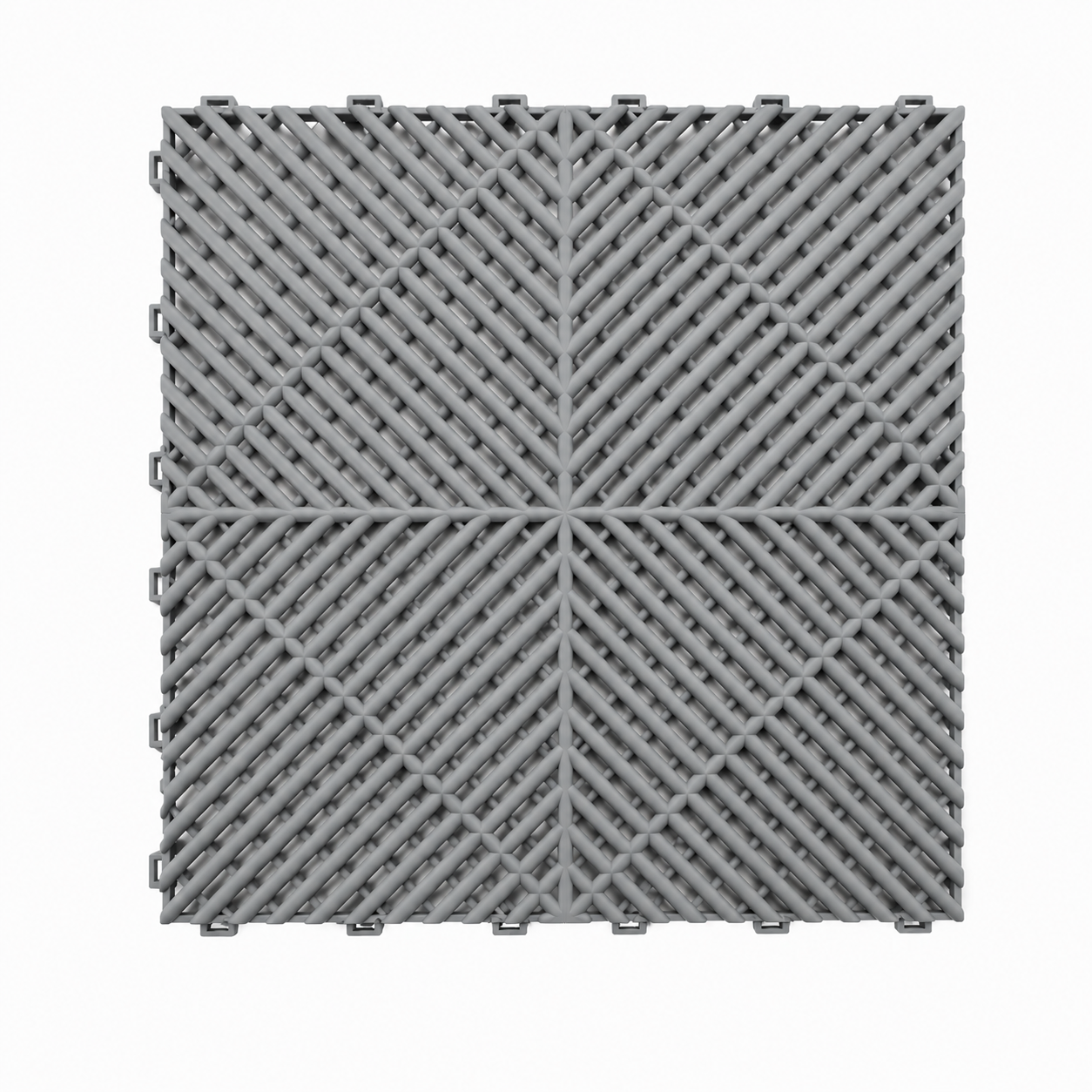 Baldosa Modular 40x40 PVC Gris