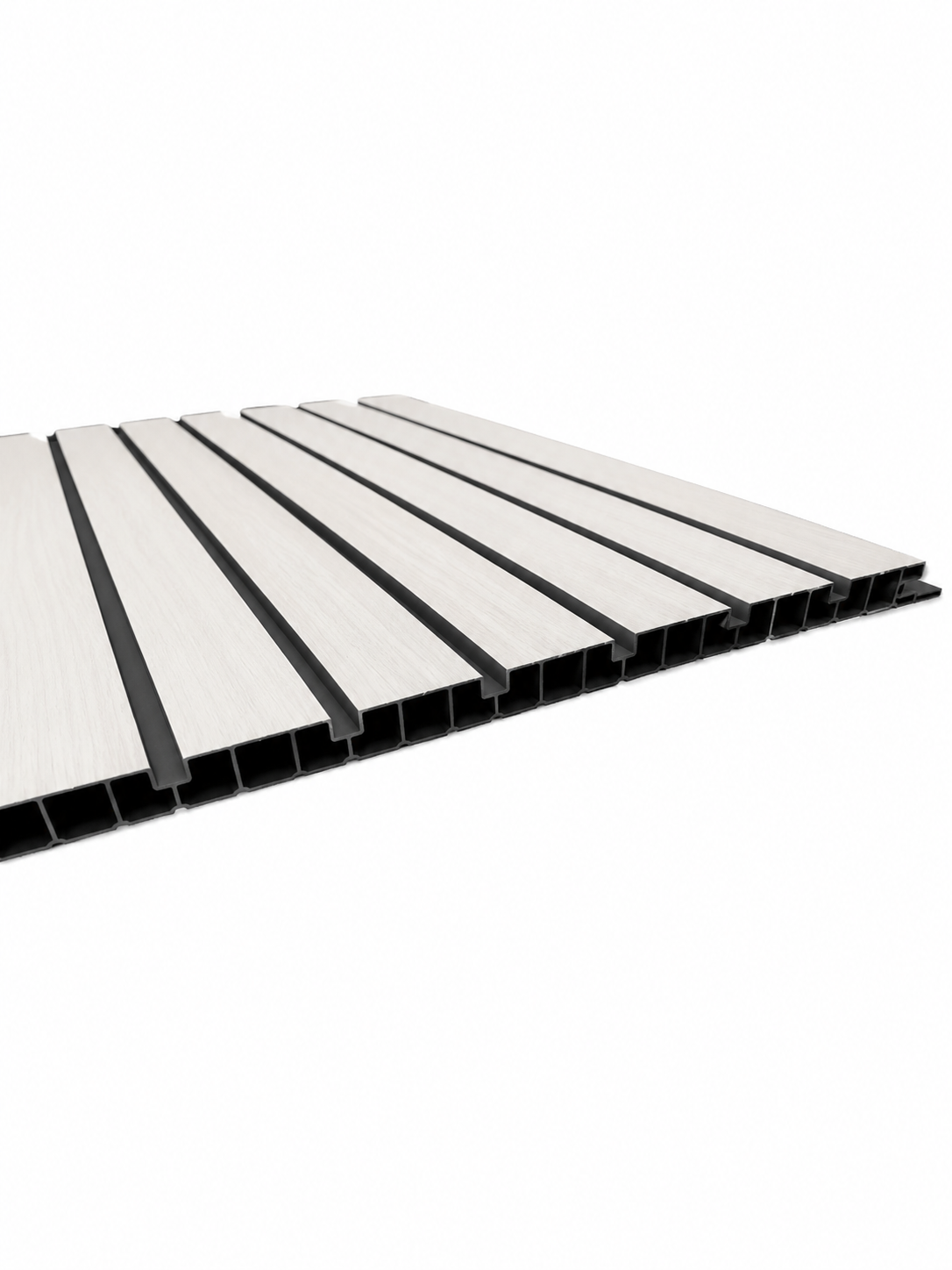 Panel PVC Ranurado Flat Off White 30x240
