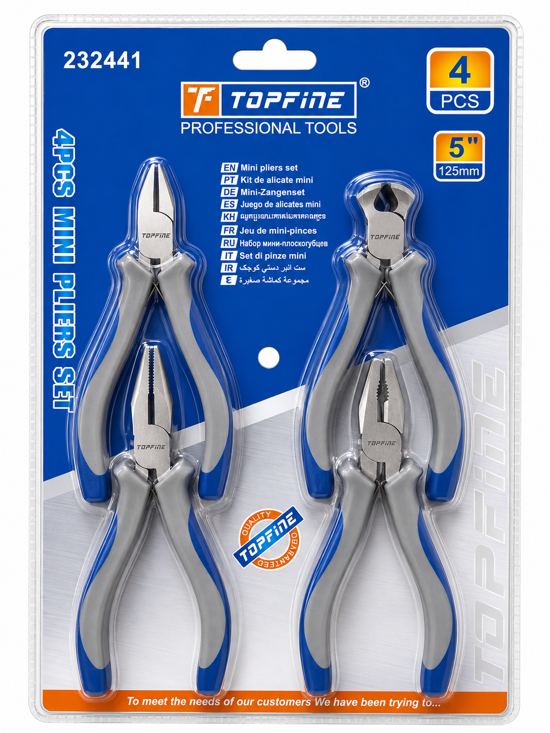 Alicate Mini Set x 4 Topfine